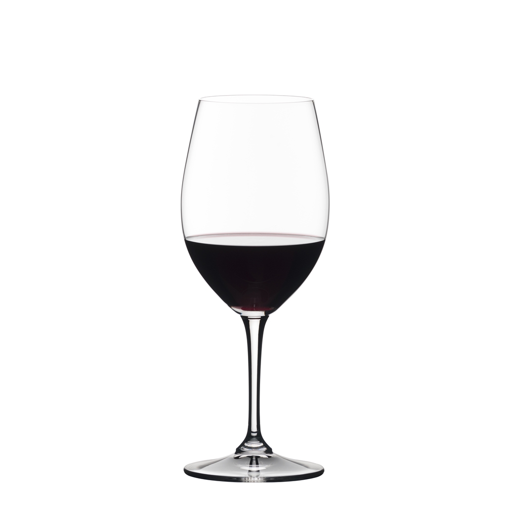 Red wine glasses