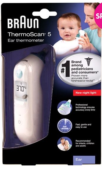 Digital Ear thermometer - Ive been told these are the best to get especially is baby is teething or has mouth problems and the forehead  ones can be inaccurate due to sensitivity to heat