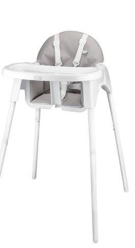 High Chair - All we ask is that it's a sturdy one and has a tray for food along with removable liner for washing :)