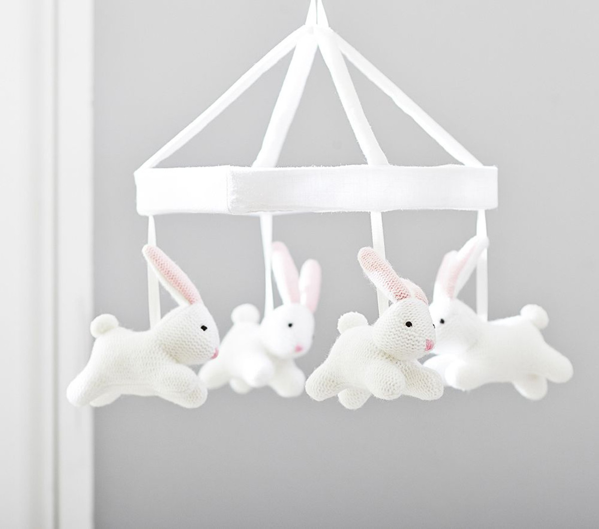 Bunny Knit Cot Mobile