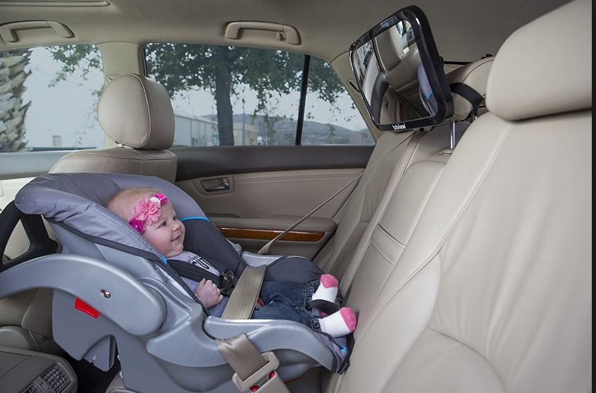 rear facing car mirror for baby - This is great to check on babies breathing and to see if they have chucked everywhere (safety first)