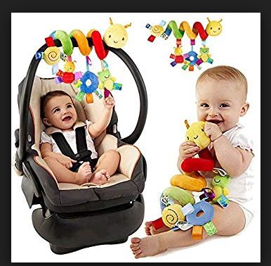 Hanging Toys for Pram - These last for a while up until the age of 18 months, so anything that helps keep them entertained!