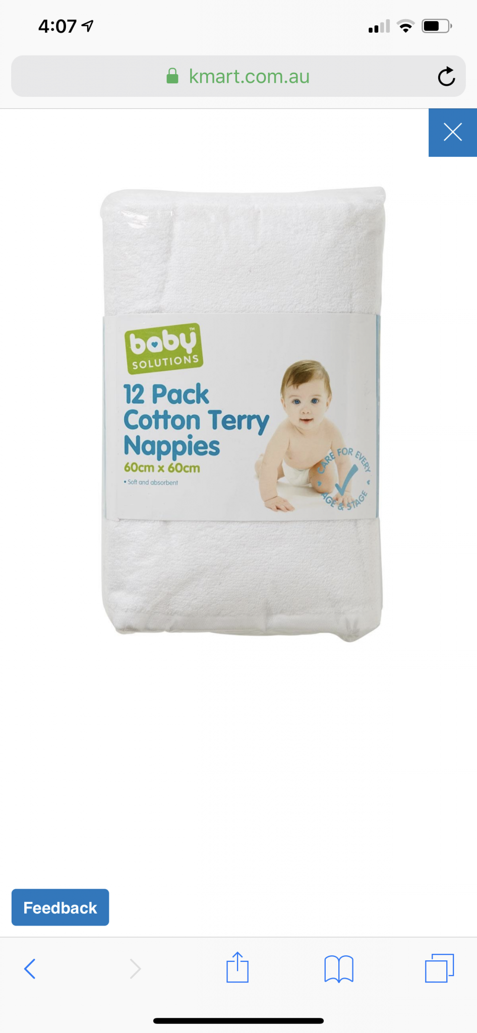 Cloth nappy squares to use as burp cloths