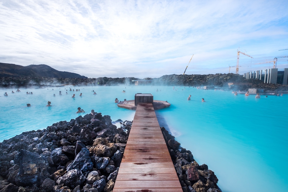 Swim in the Blue Lagoon (Iceland)