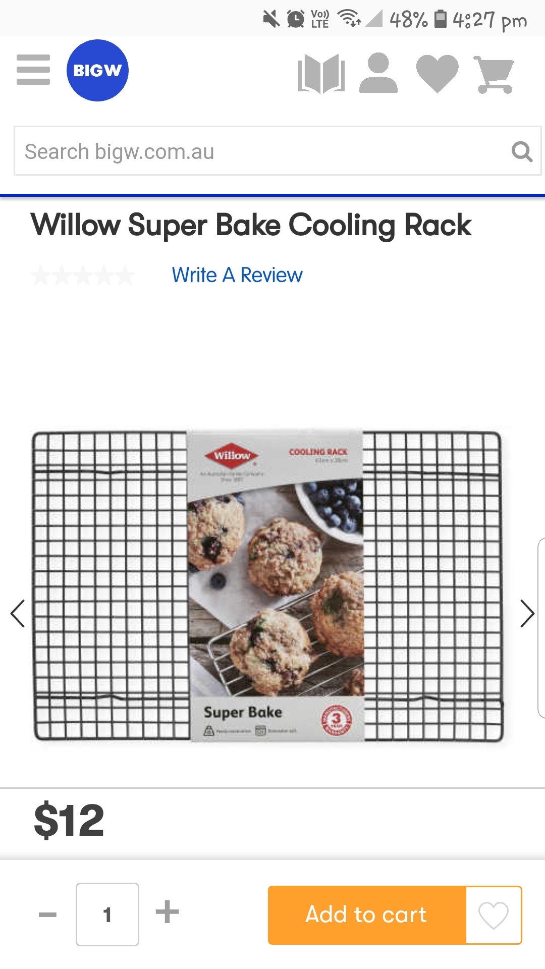 Willow superbake cooling rack