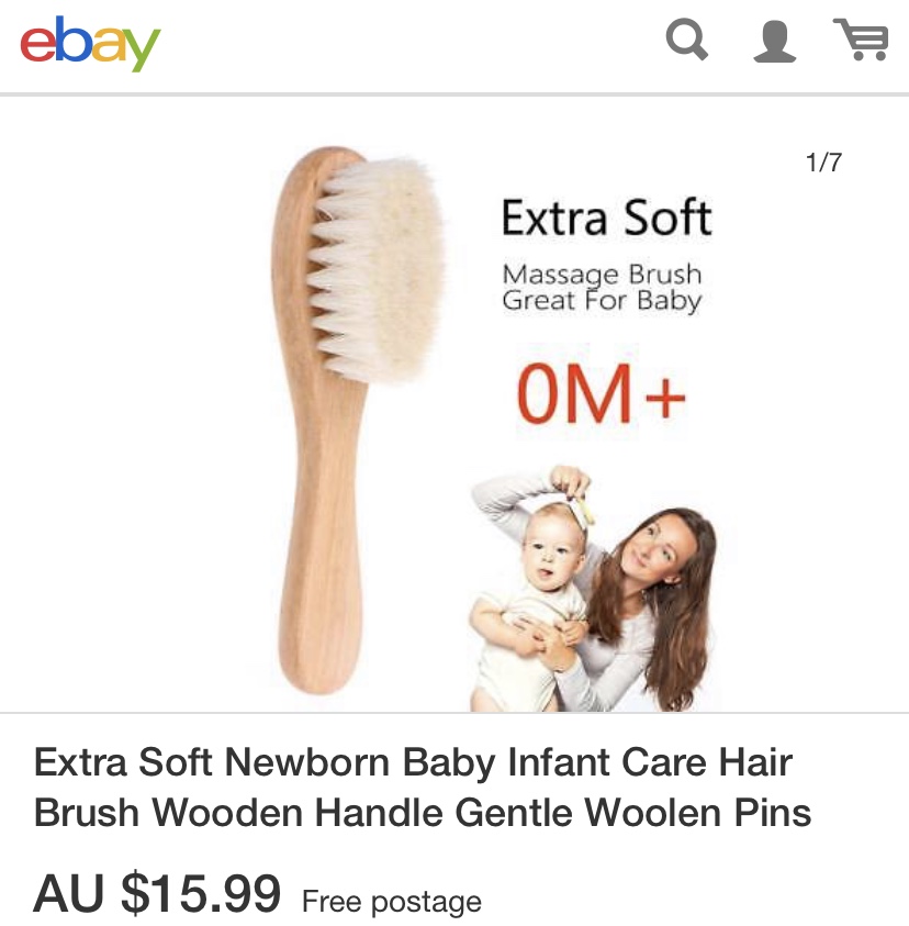 Baby hairbrush