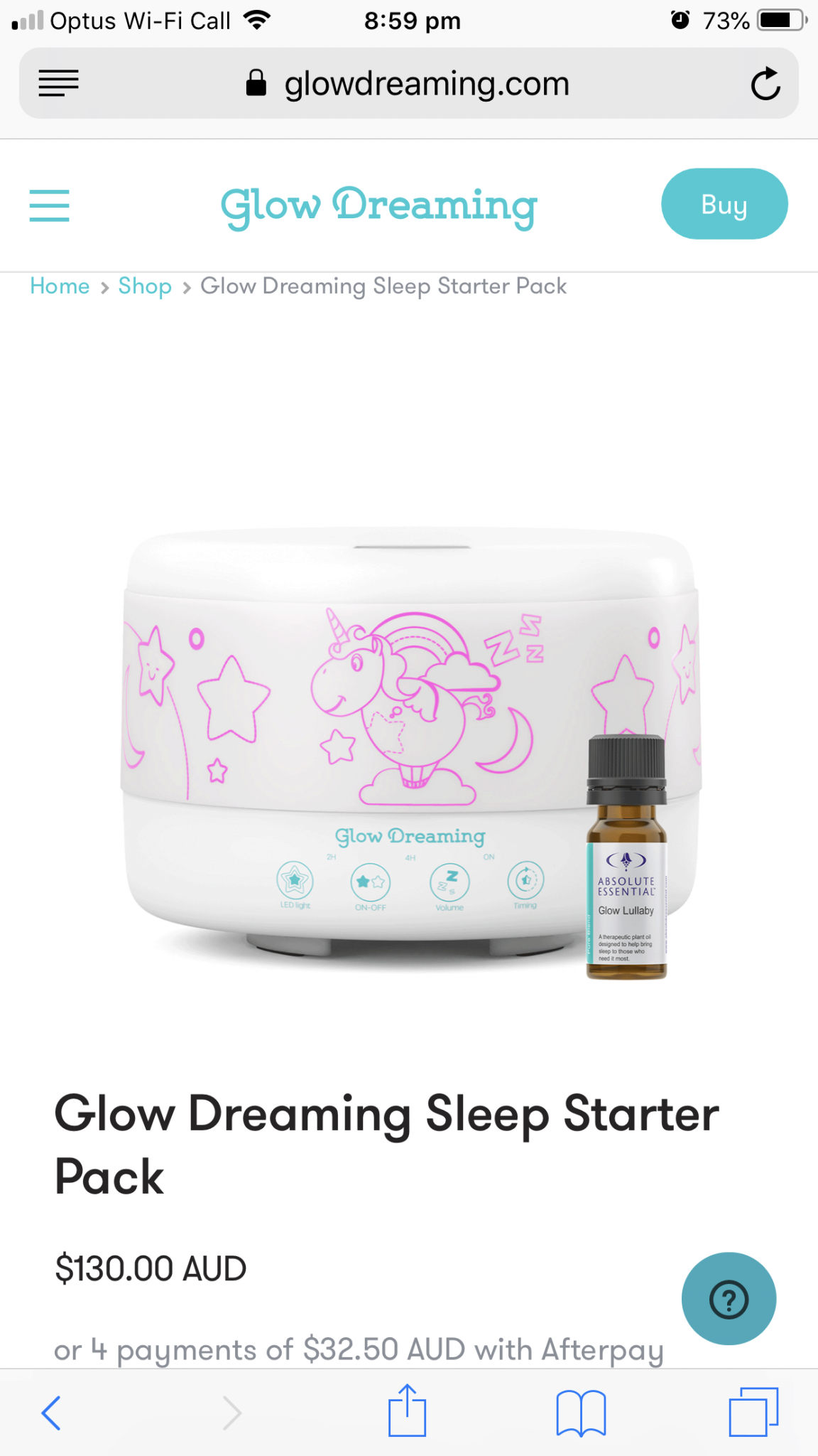 Glow Dreaming Sleep Aid