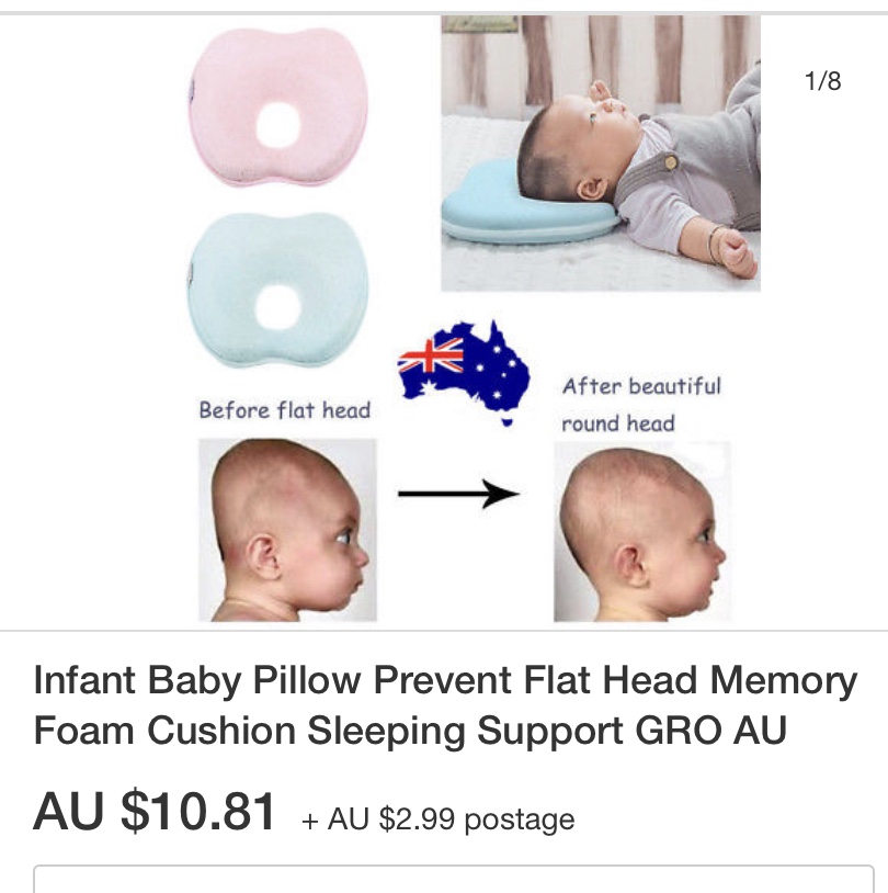 Infant baby pillow