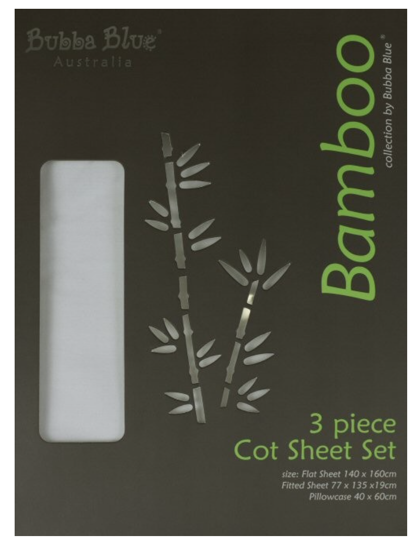 Bubba Blue - Bamboo - Cot Sheet Set