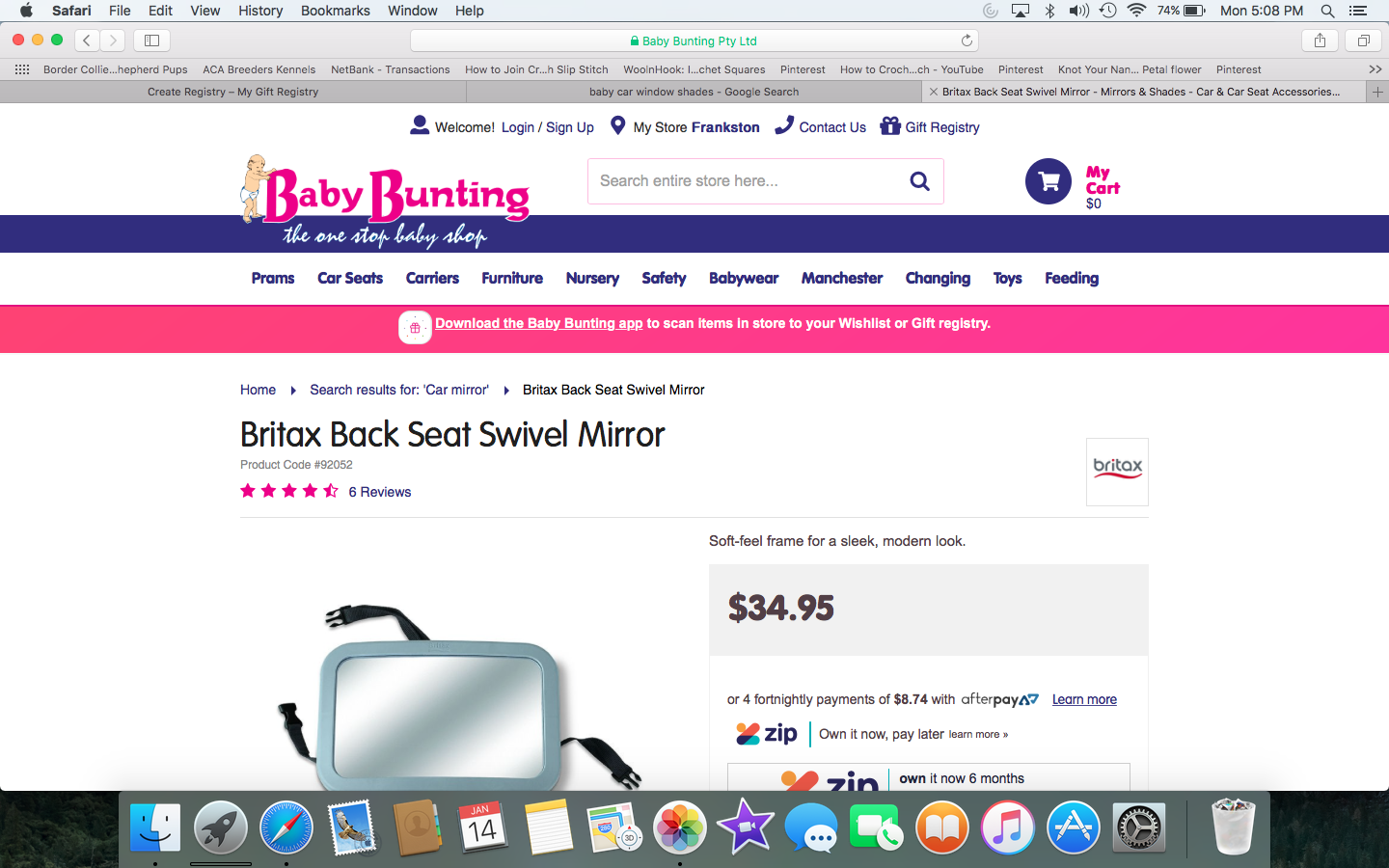 Car - Back Seat Baby Mirror