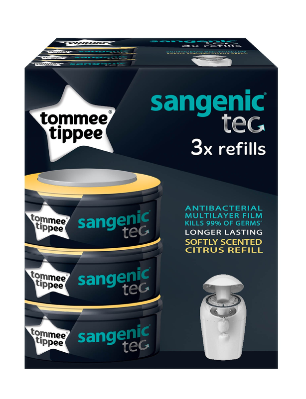 Tommee Tippee Sangenic Nappy Disposal Refill Cassette - 3 Pack