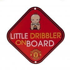Man Utd Baby on board sticker for Car