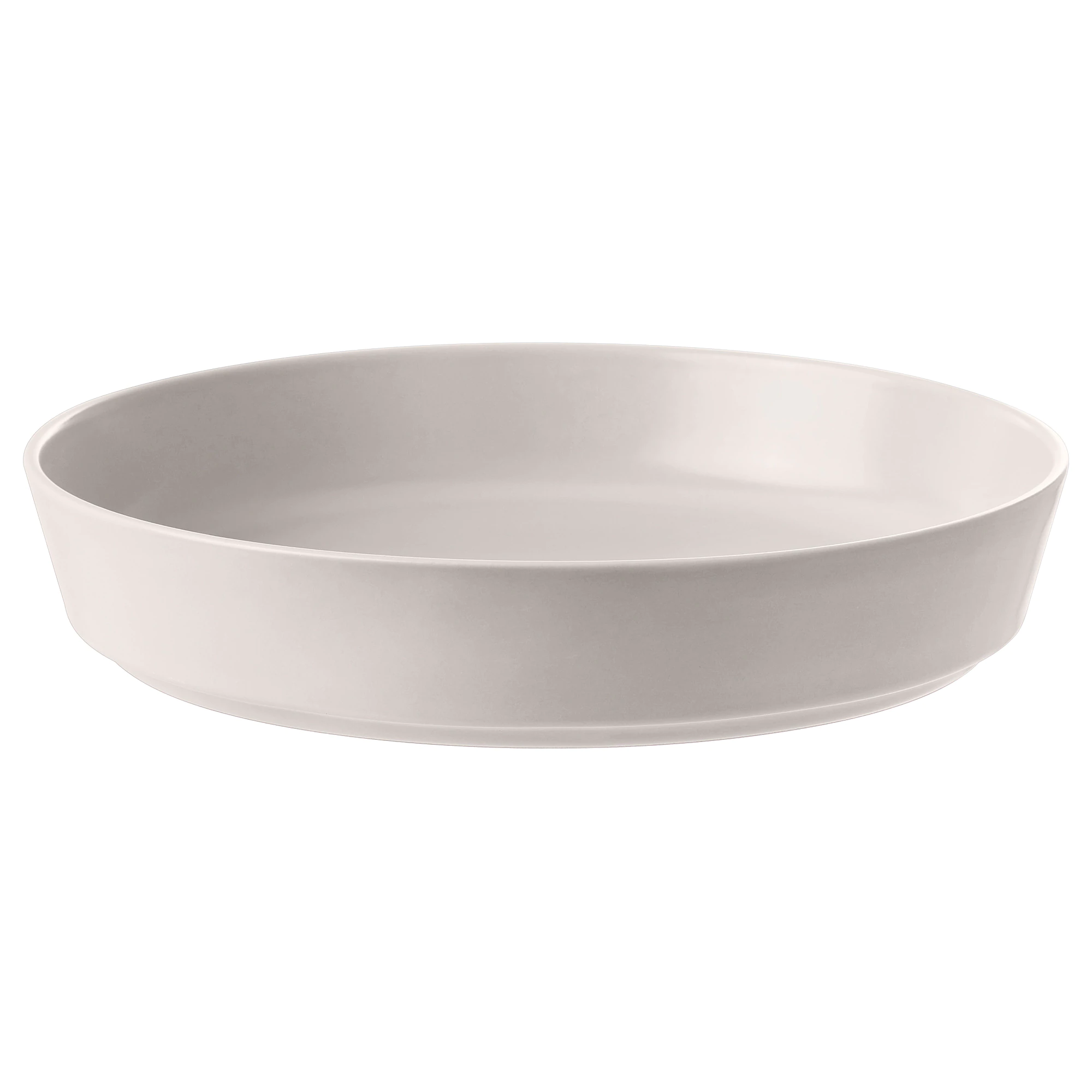 DINERA Deep serving plate in Beige