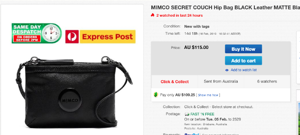 MIMCO bag