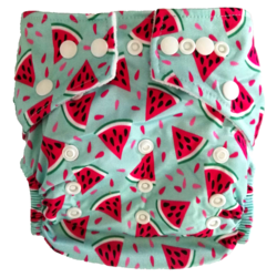 Hippybottomus Cloth Nappy - Watermelon