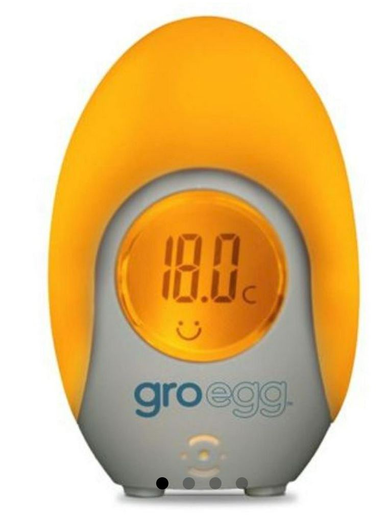 Night light and room thermometer