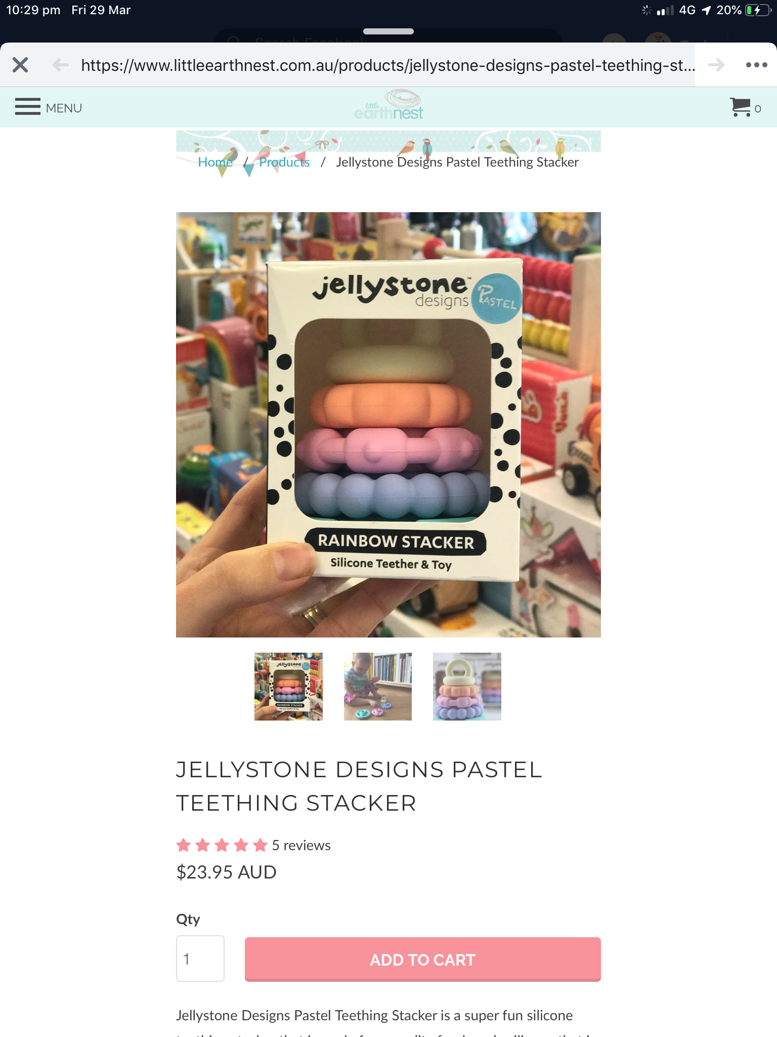 Jelly stone tethers -pastel