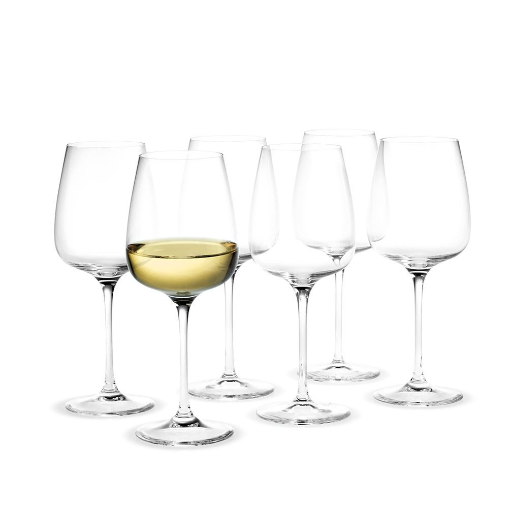 Holmegaard-Bouquet Wine Glass 32cl 6-pcs