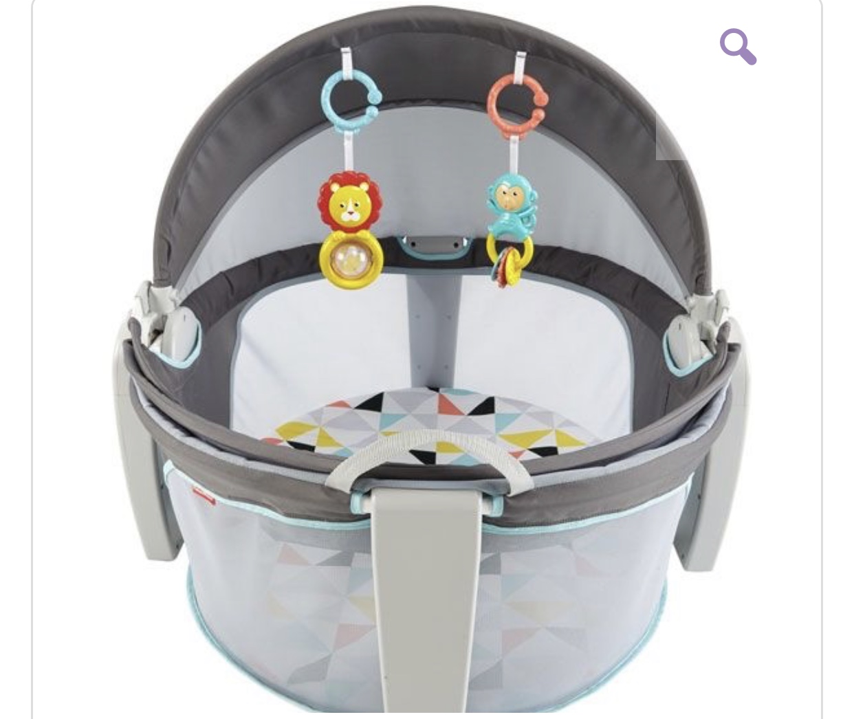 Fisher Price On The Go Baby Dome - Grey
