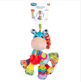 Clip on toys for play mat