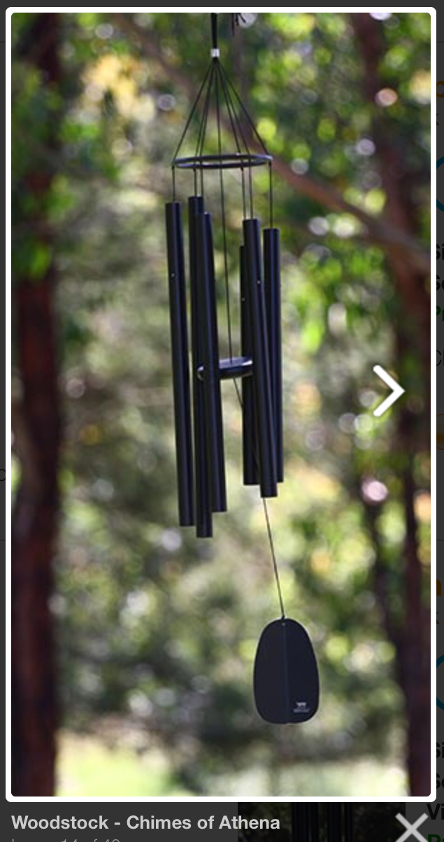 Musically tuned wind chime