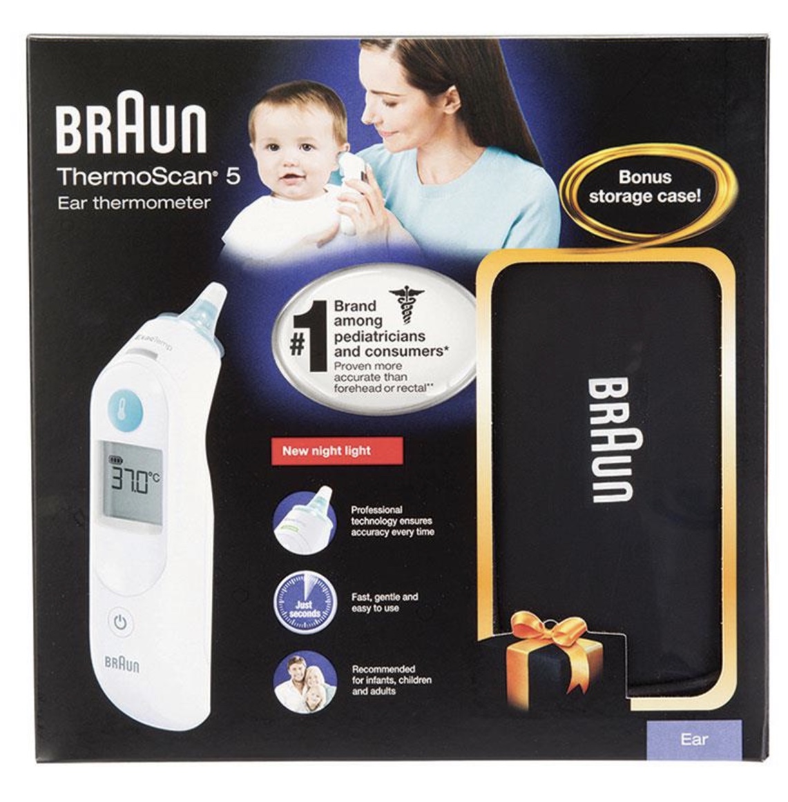 Braun ThermoScan 5 with Protective Case