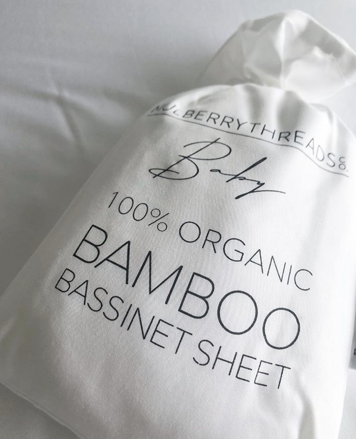 Mulberry Threads Organic Bassinet Sheets