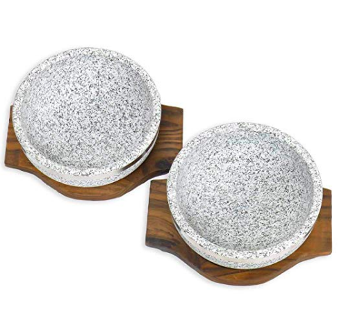 Granite Dolsot Bowls Set of 2