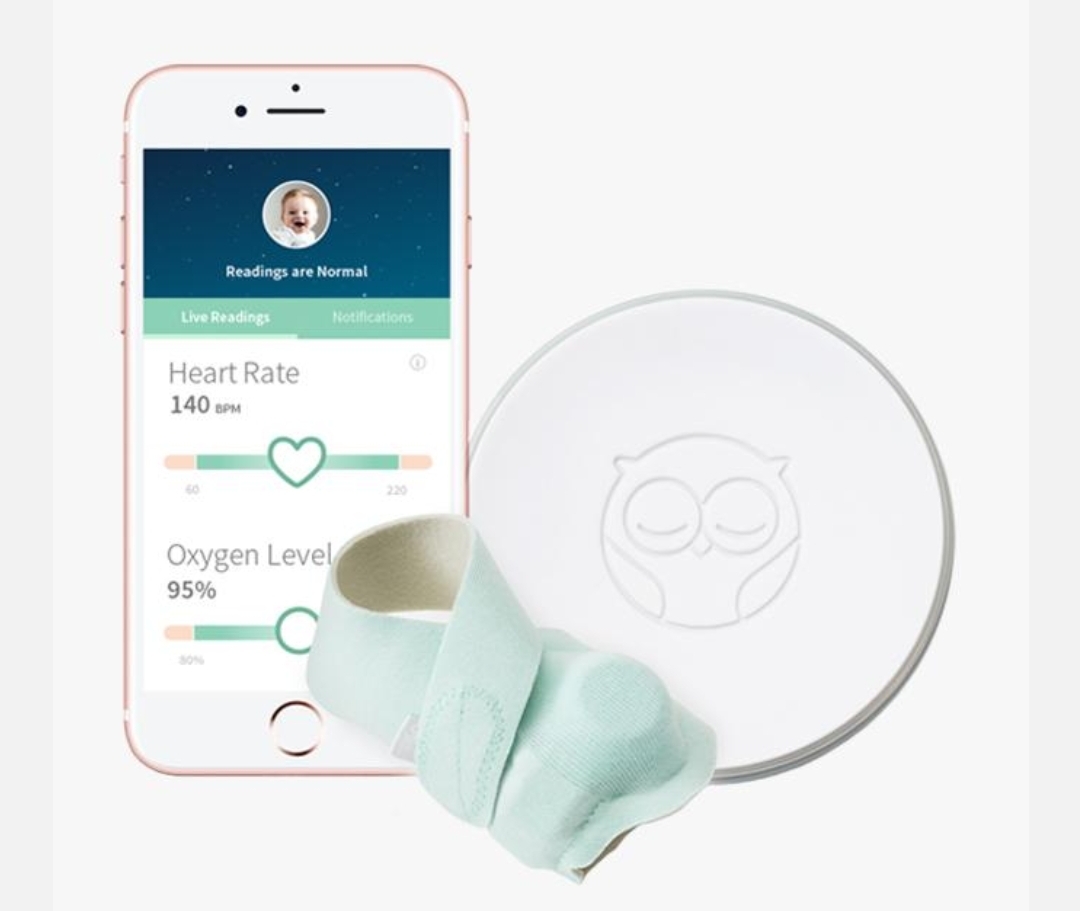 Owlet baby heart and oxygen monitor