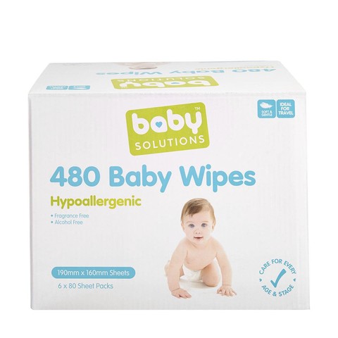 480 Baby Wipes