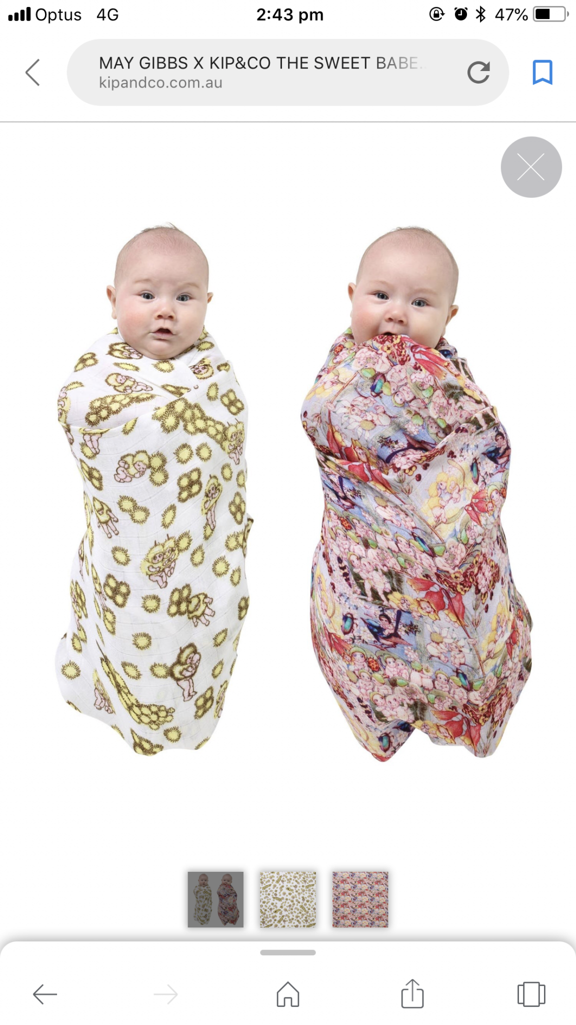 Kip and Co Swaddle Set