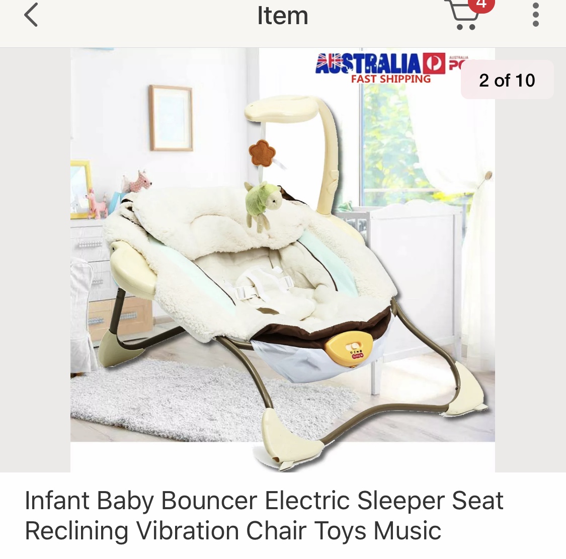(*TAKEN) Infant baby bouncer electric sleeper seat