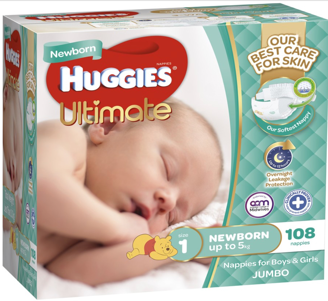 Huggies Ultimate Newborn Nappies