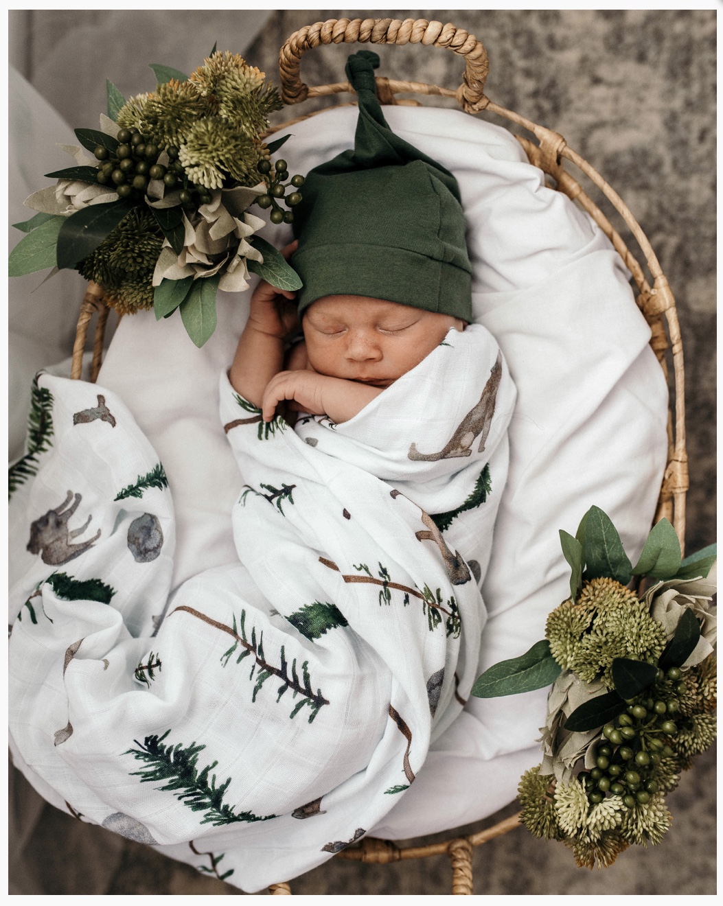 Sungglehunny Aplha Wrap & Olive Beanie