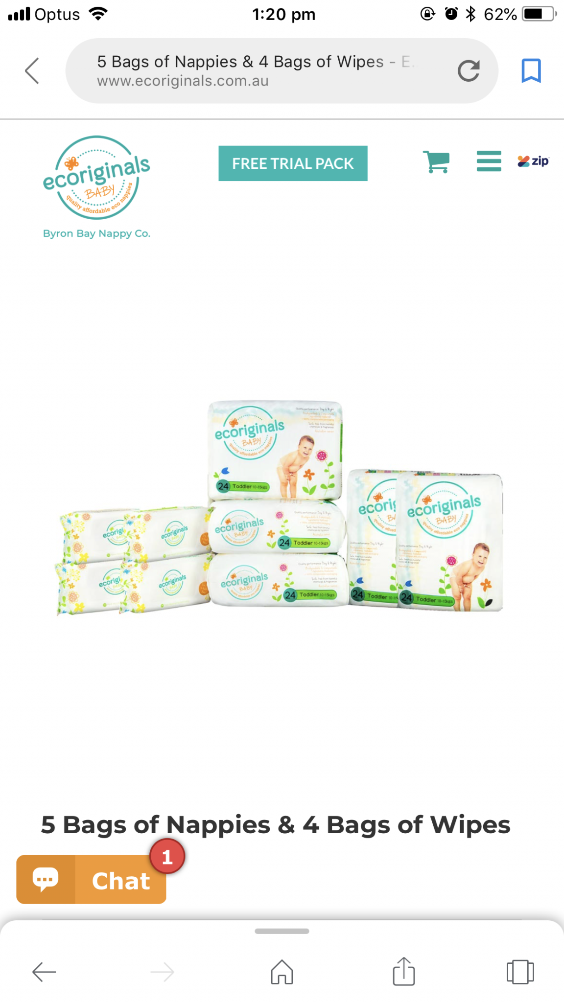 Eco Originals Nappies and Wipes