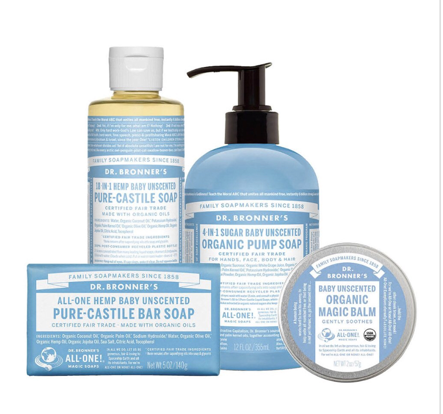 Dr Bronners Baby Soap Gift Set