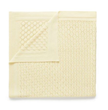 Pure Baby Eyelet Blanket