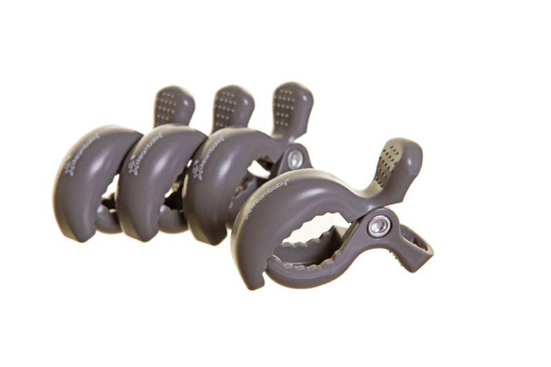 DreamBaby Stroller Clips - Grey