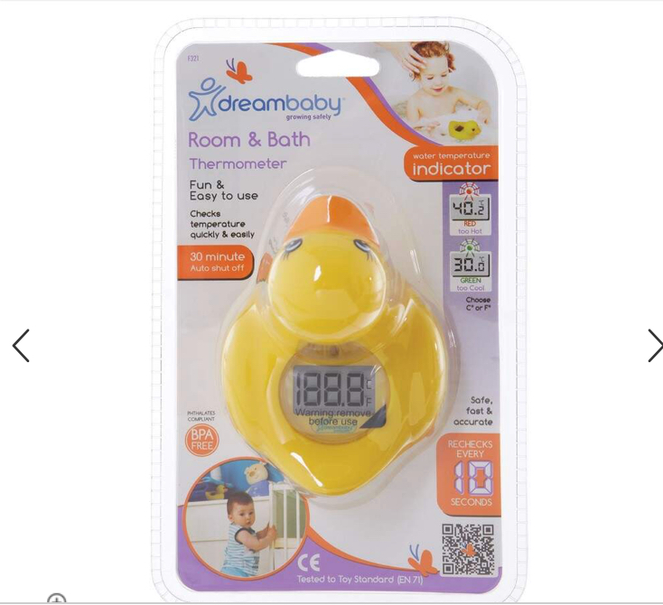 Bath temperature monitor