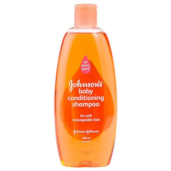 Johnson’s shampoo- orange one