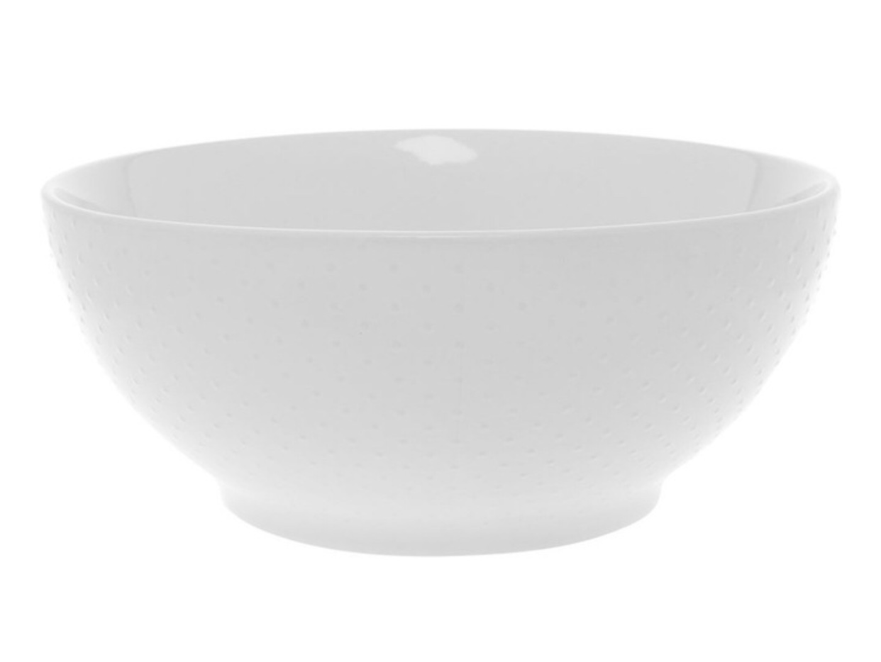 White Dots Embossed 24cm Mixing Bowl