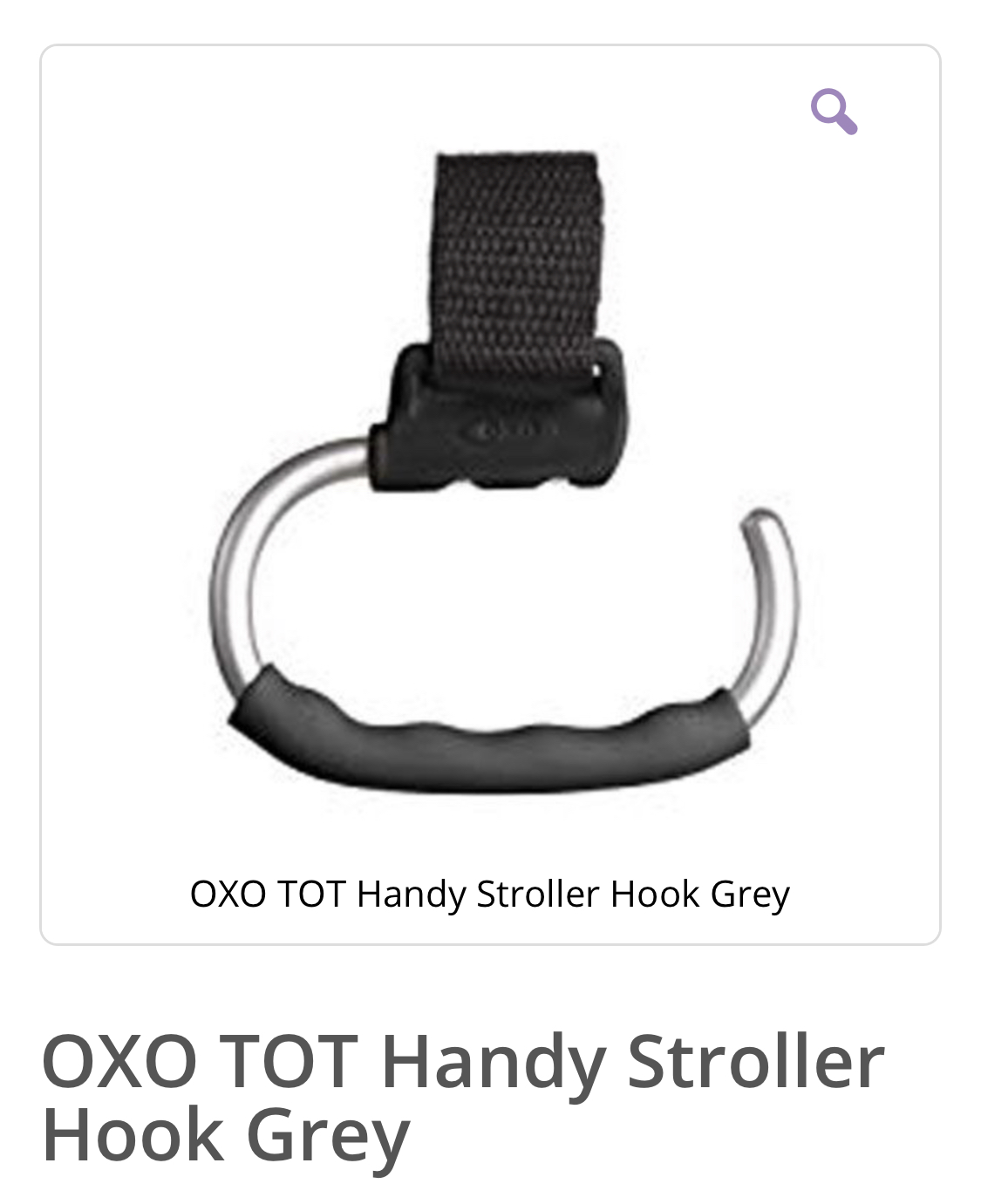 Stroller hook