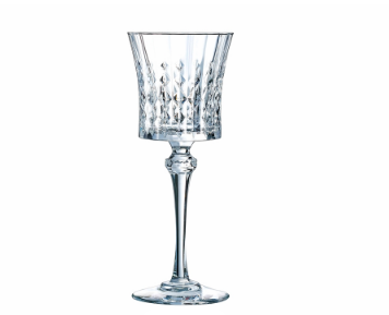 Cristal D'Arques Lady Diamond Set of 6 190ml Wine Glass Gift Boxed