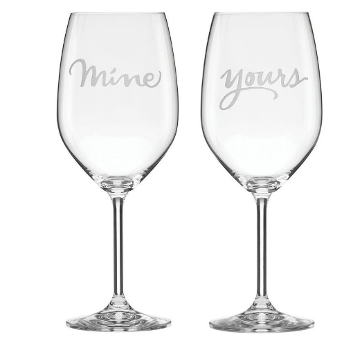 Kate Spade New York Kate Spade New York Two Of A Kind Wine Pair Mine YoursTwo Of A Kind Wine Pair Mine Yours