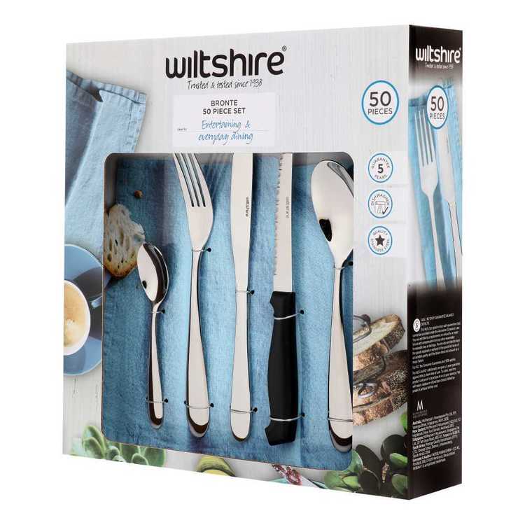 Large Cutlery Set Plain Silver