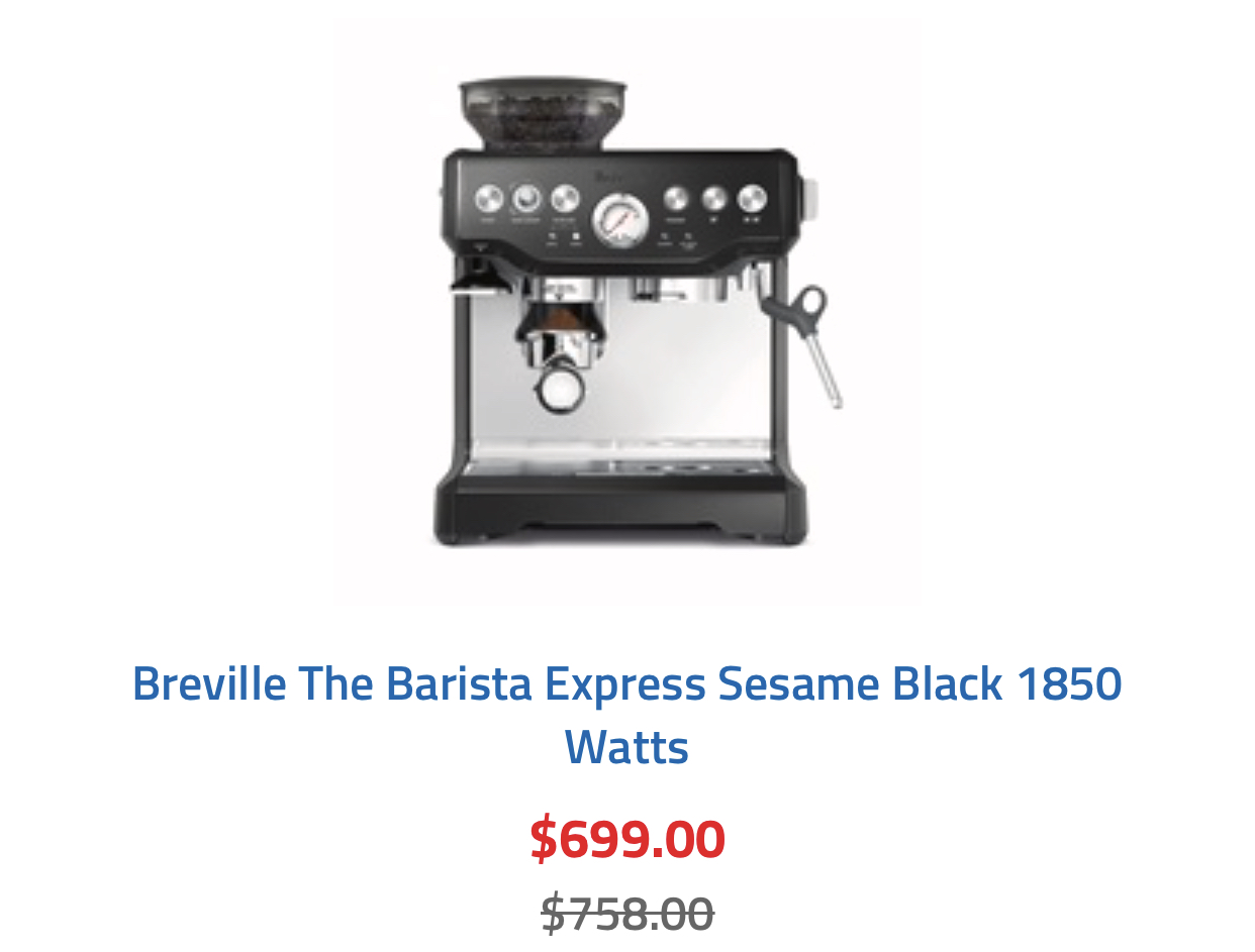 Breville coffee