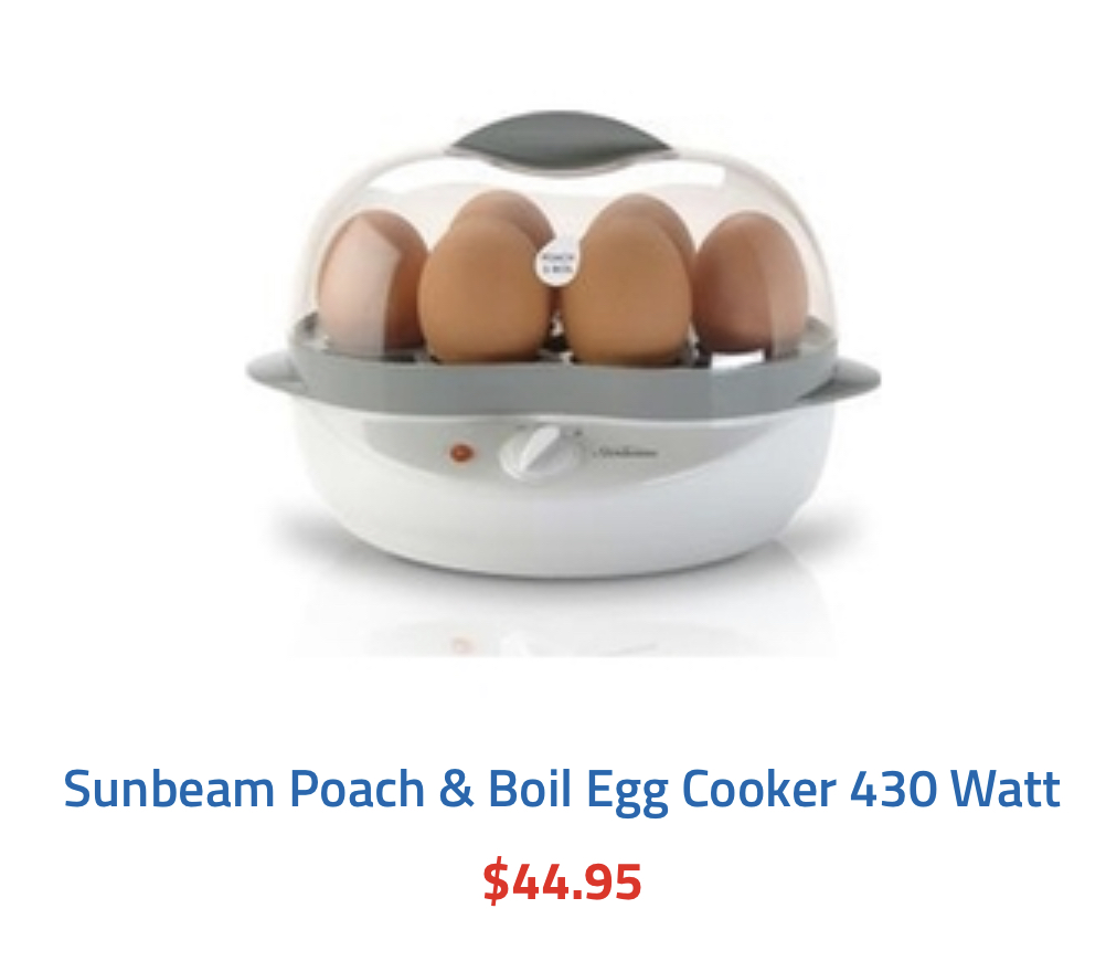 Sunbeam poach egg cooker