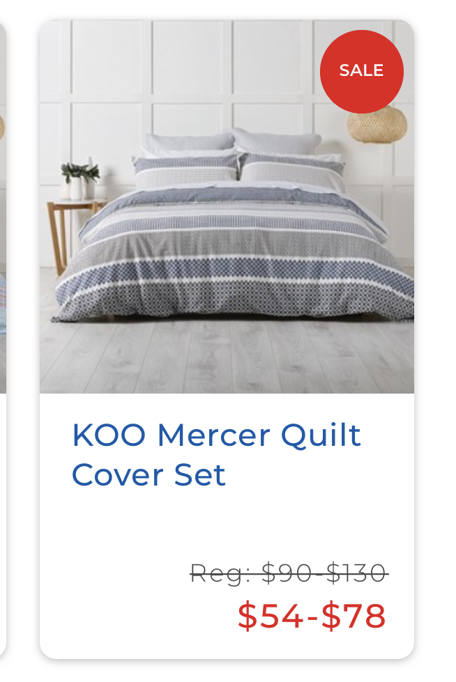 Koo quilt cover set king