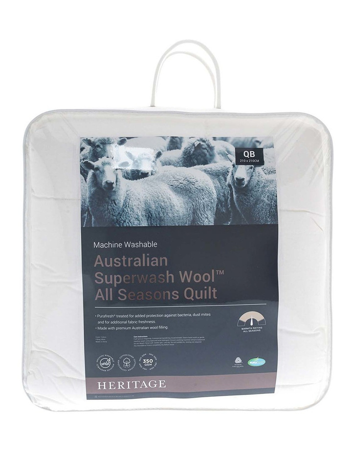 Australian Superwash Wool All Seasons Quilt