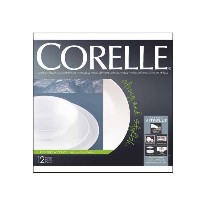 Corelle 12pc Dinner Set - Winter Frost